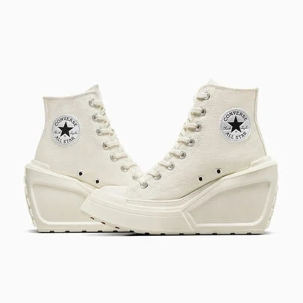 Converse Platform High Top Sneakers in Off-White/Cream
